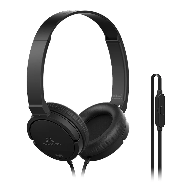 New Soundmagic p10s headphones portable belt wire headset with mic