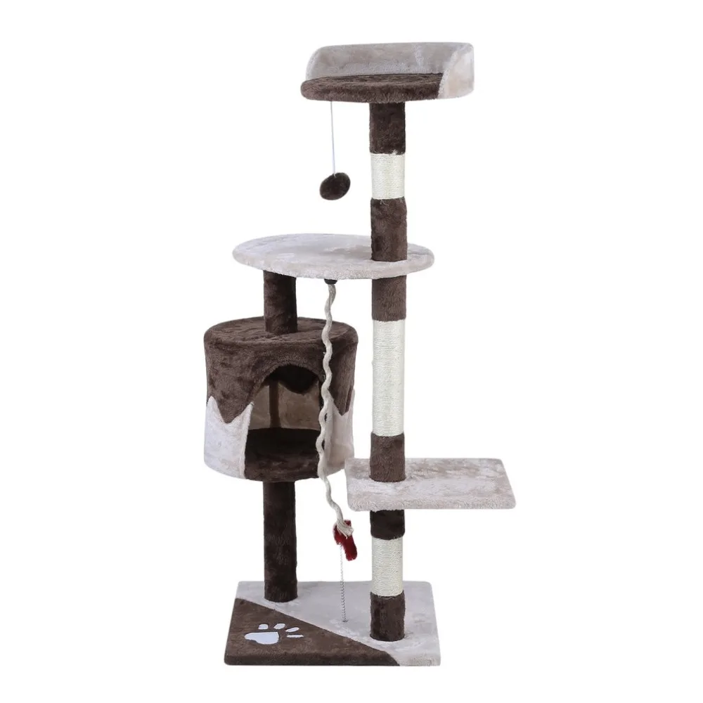 112CM Height Cat Tree Tower Condo Scratcher Posts Climbing Tree Pet Kitten Play Frame House Hammock Protecting Home Furniture 112CM Height Cat Tree Tower Condo Scratcher Posts Climbing Tree Pet Kitten Play Frame House Hammock Protecting Home Furniture
