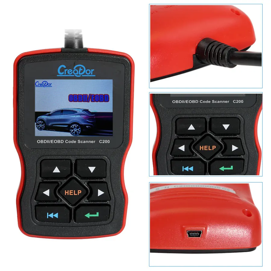 Считыватель кодов Creator C200 OBDII/EOBD сканер OBD2|Считыватели и сканеры| |