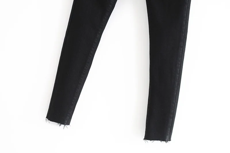 Мода Женщины Звезда 60-8432 евро-американская мода диагональная Пряжка тело-формирование воды-мыть джинсы