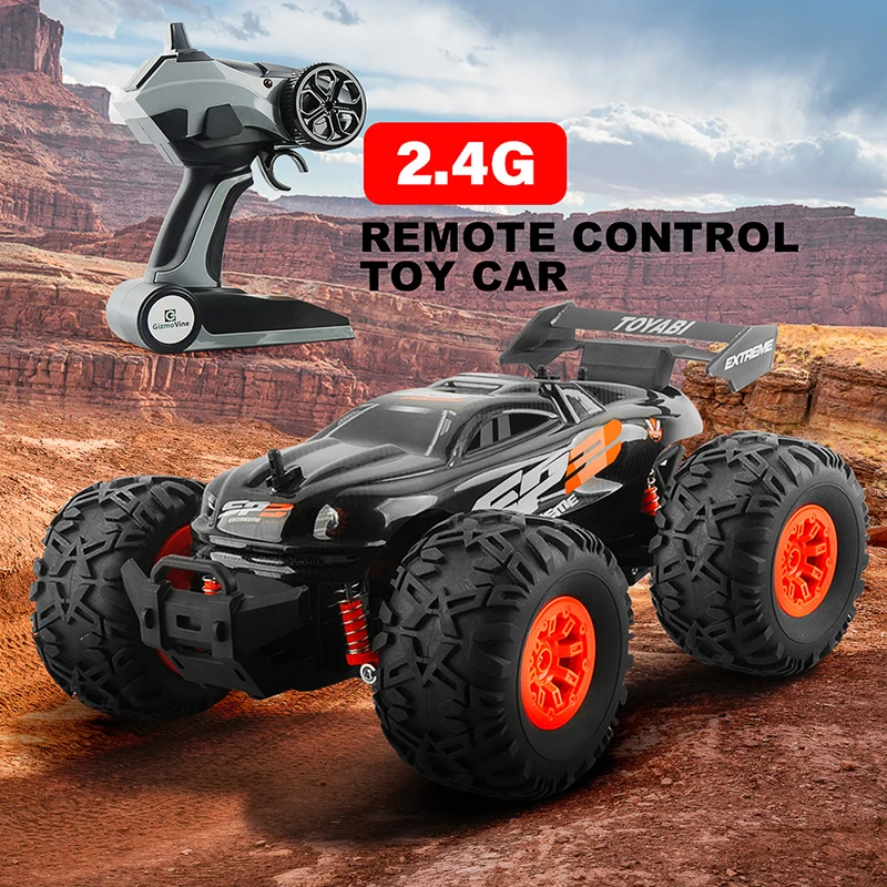 

GizmoVine RC Car 2.4G 1/18 Monster Truck Car Remote Control Toys Model Off-Road Vehicle Truck Radio Control Car Toy Big Sale