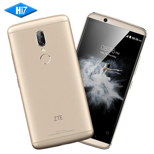 Special Price New ZTE Axon 7S A2018 4GB RAM 128GB ROM Snapdragon 821 5.5 inch Dual SIM Dual Rear Camera 20MP+12MP NFC LTE 4G Mobile Phone