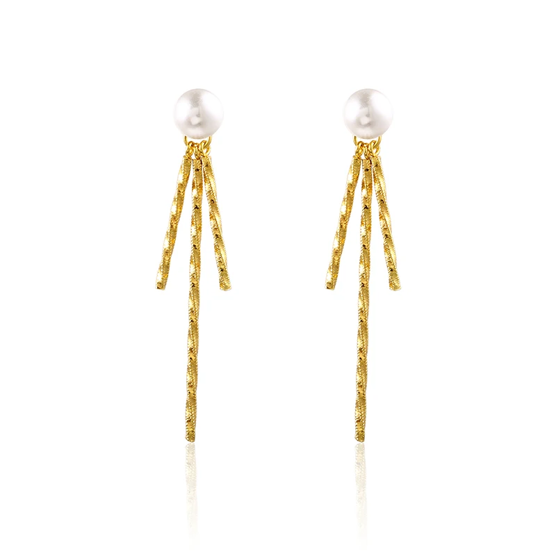 

2018 Fashion Pearl Stainless Stud Earrings women Jewelry