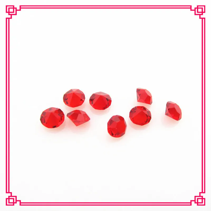 

Hot Selling 100pcs 5mm 4mm Red Crystal July Birthstone Floating Charms Living Glass Memory Lockets Charm DIY Jewelry