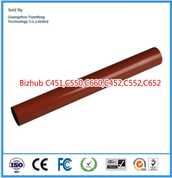 

Copier fuser film for Konica minolta bizhub C253 C203 C451 C550 C660 C452 C552 C652 A02E-2756-00 A00J-R721 belt