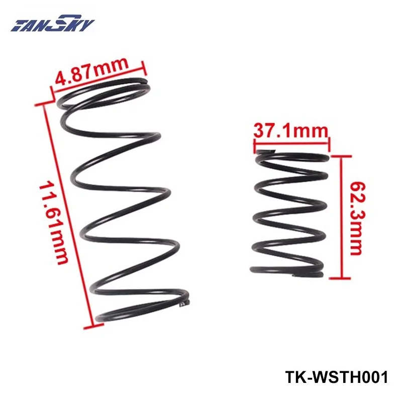 Сточные ворота Весна черный для Tialsport MVS MVR 38 мм 44 мм 1.0bar/14Psi TK-WSTH006