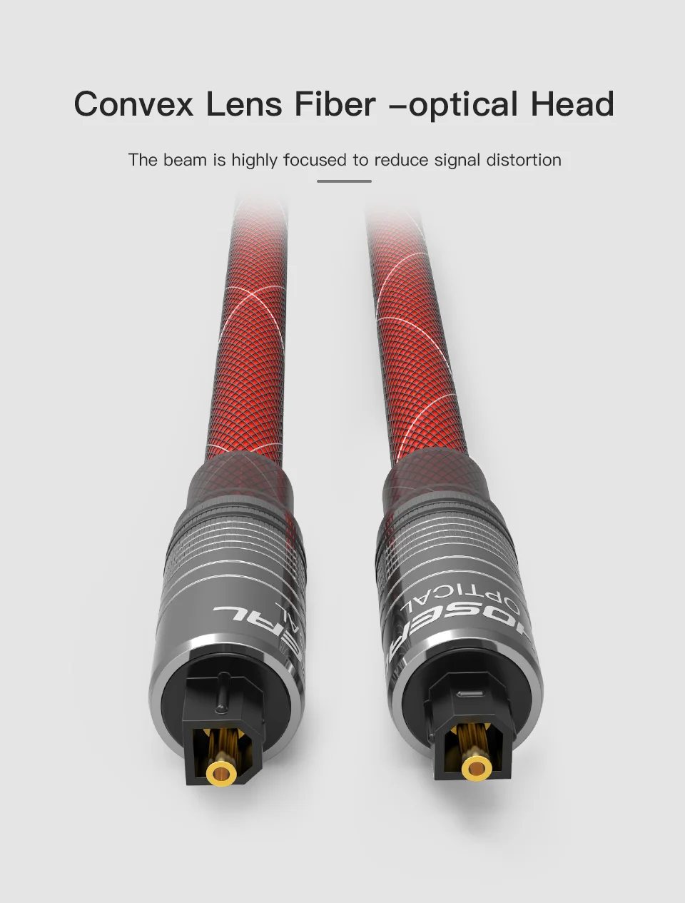 CHOSEAL Digital Optical Audio Toslink Cable Optical Audio Cable for Home Theater, Sound Bar, TV, PS4, Xbox,Playstation (7)