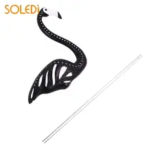 Пластиковые фламинго орнамент искусственные художественные фигурки красивые украшения балкон садовые украшения двора Фламинго фигурки