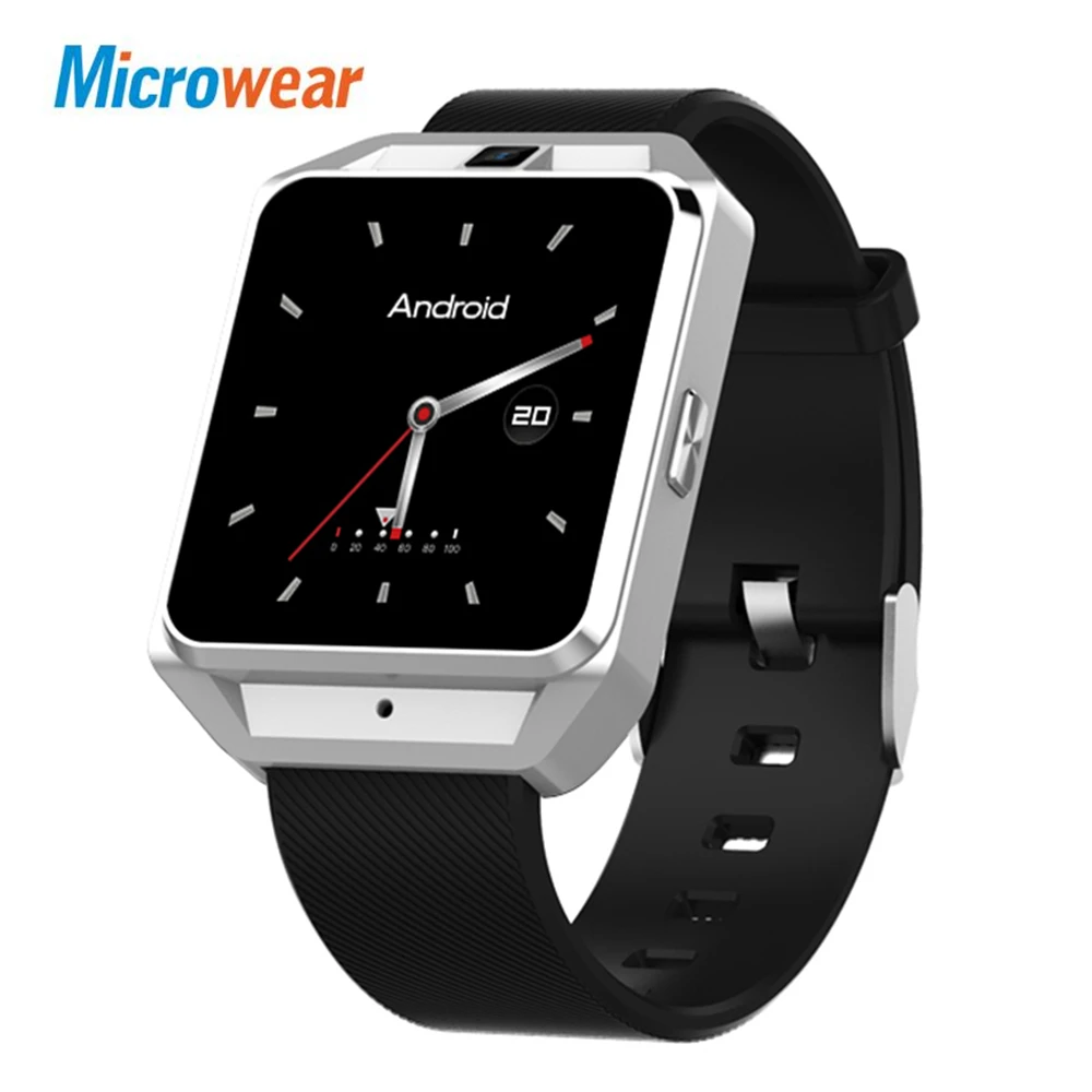 Microwear H5 4G Smartwatch Phone 1.54 inch MTK6737 Quad Core 1.1GHz 1G RAM 8G ROM GPS WiFi Heart Rate Sleep Monitor Smart Watch