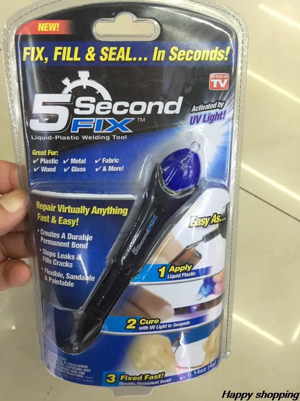 5 Second Fix UV Light Repair Tool With Glue Super Powered Liquid