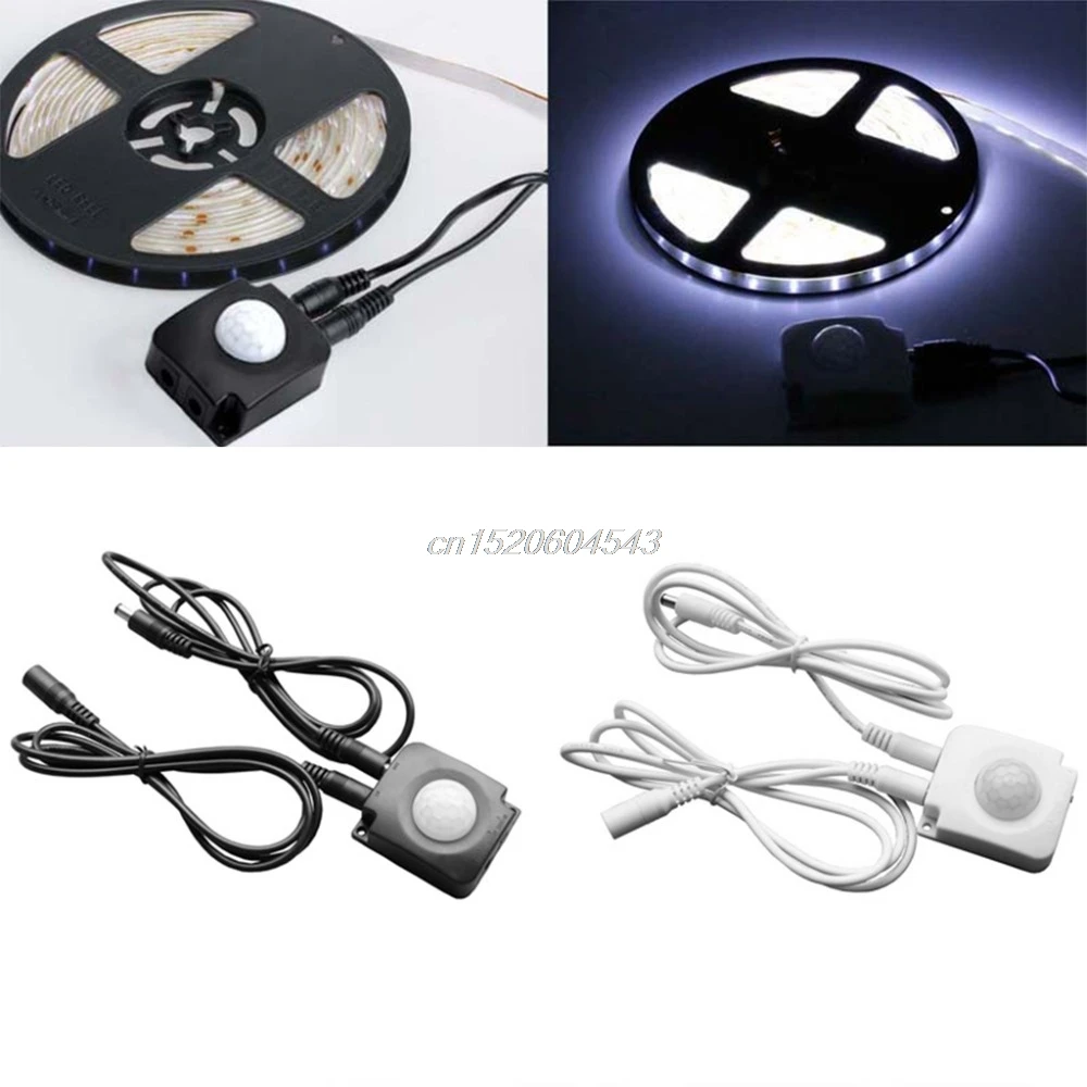 

Automatic DC 5V-30V 10A Infrared PIR Motion Sensor Switch For LED Light Strip 2018 New R06 Drop Ship