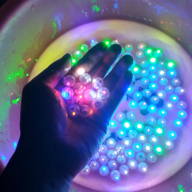 AJP 10pcs/lot Mini Round Ball Led Balloon RGB Lights Valentine’s Day Flash Lamps for Lantern Christmas Wedding Party Decoration