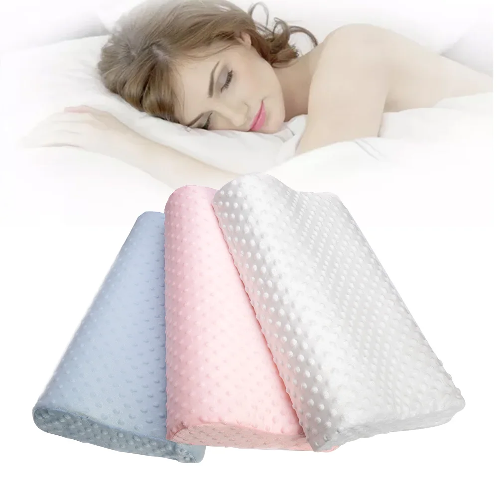 

Fake Eyelashes Memory Pillow Famous Sleep Neck Pillows Pure Color Bubble Bamboo Fiber Bubble Cashmere Cervical Health Pillow