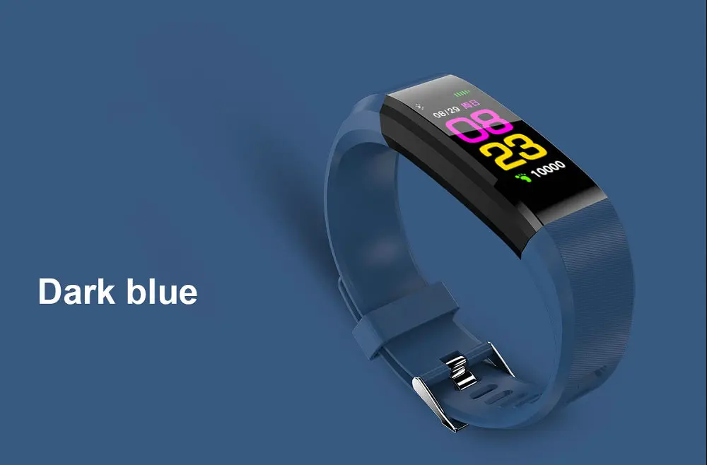Цветной экран умный спортивный браслет шагомер часы фитнес бег трекер ходьбы сердечного ритма шагомер Smart Band