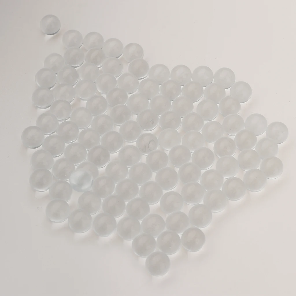 8mm Clear Glass Bubble Glass Marble for Vase Decoration & Fish Tanks - Fun Marble Toys Entertainment Novelty Bulk Marble Games