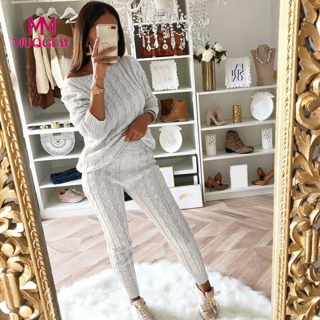 knitted tracksuit womens