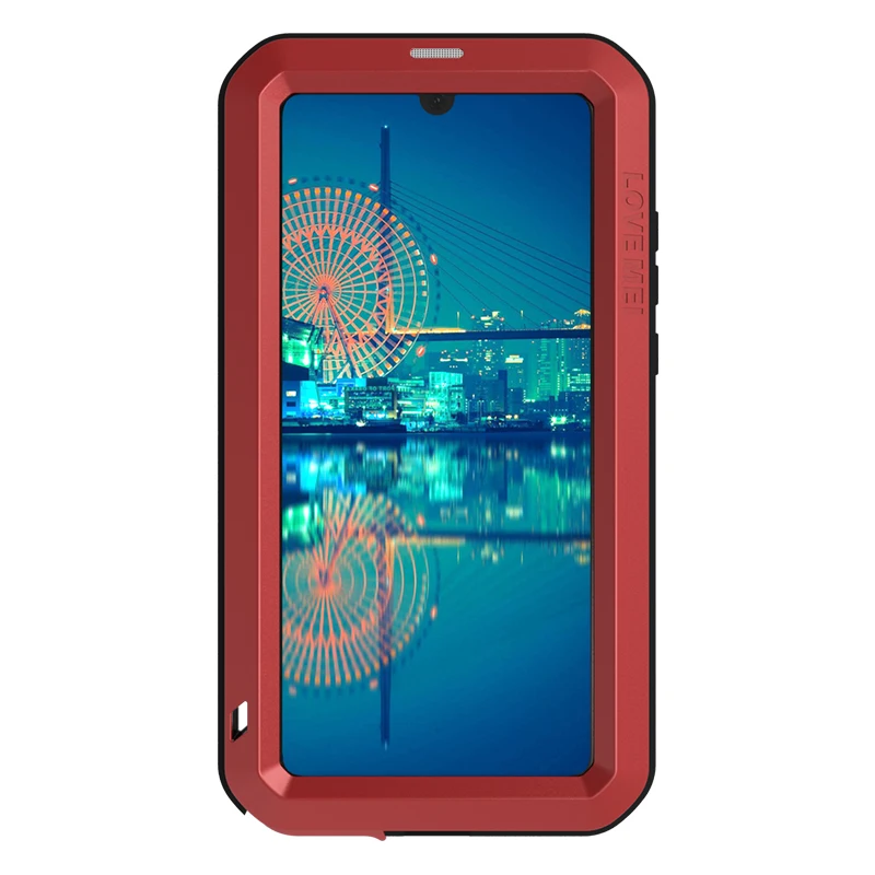 

Lovemei Full Coverage Shockproof Doom Armor Case For Huawei P30 silicone Heavy Duty Protection Cover Case For P 30 Case