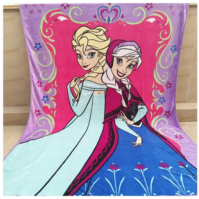 Frozen Alsa Anna print blanket Disney cartoon children kids adult home ...