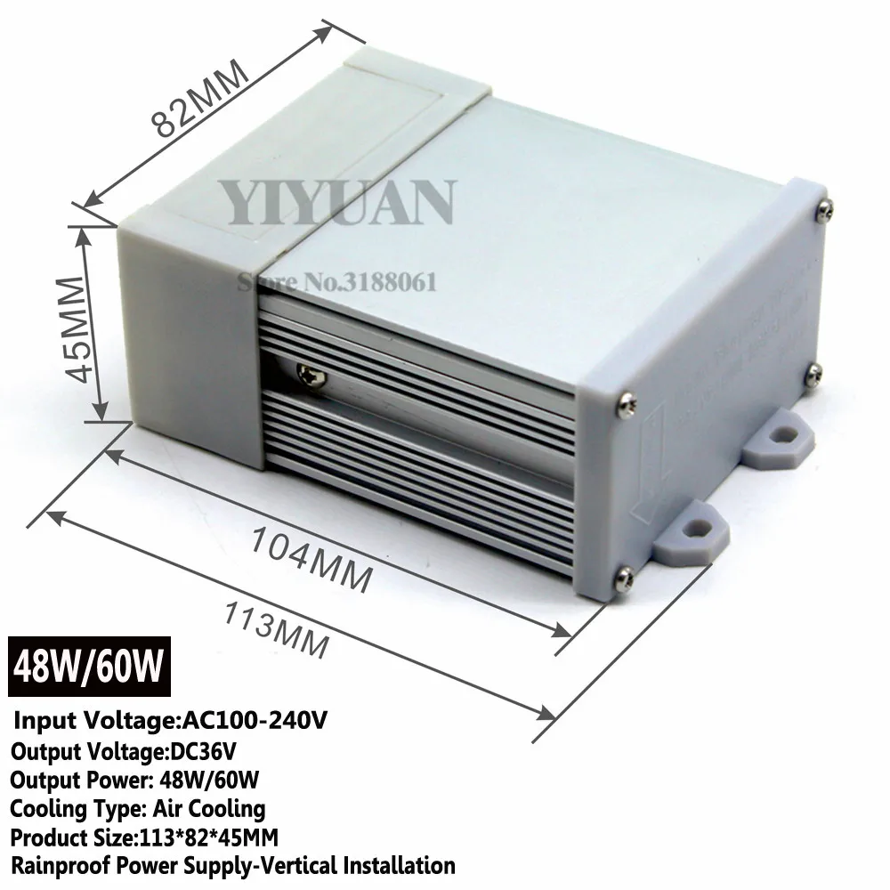 36v60w