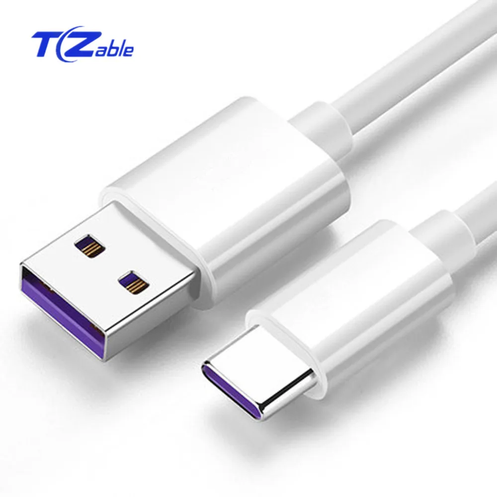USB نوع-C كابل بيانات 5A سريع كابل شحن الذكور إلى الذكور تنطبق لهواوي ل Xiaomi الهاتف المحمول USB C تمديد كابلات