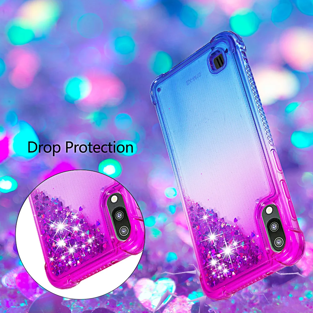 Case For Samsung Galaxy M10 Liquid Quicksand Glitter Bling Back Cover A10 Clear Silicone Water Soft Airbag Shockproof Casing Phone Case Covers Aliexpress