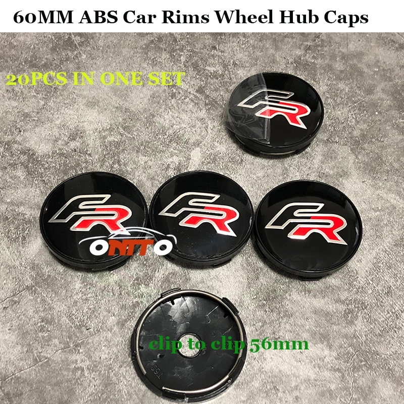 

Modified Car covers 60MM ABS 2.36inch Car Wheel hub Caps FR logo badge For Seat Cordoba Ibiza Cupra Leon lbiza 20pcs/lot Emblem