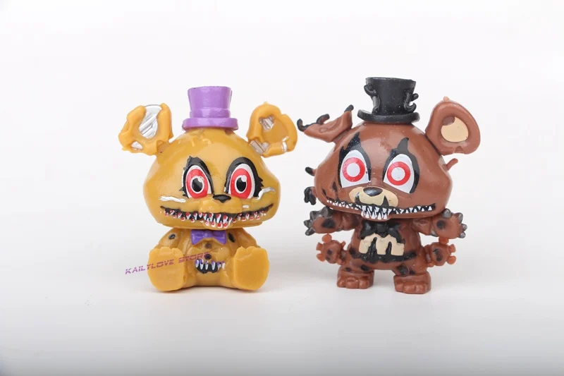 Новинка 8 шт./компл. FNAF Five Nights At Freddys Freddy toys Bonnie Foxy Fazbear Bear фигурки подарок на