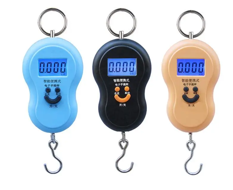 

50Kg/10g Portable LCD Display Luggage Fishing Hook Electronic Weight Digital Scale Pocket Weighing Hanging Scale