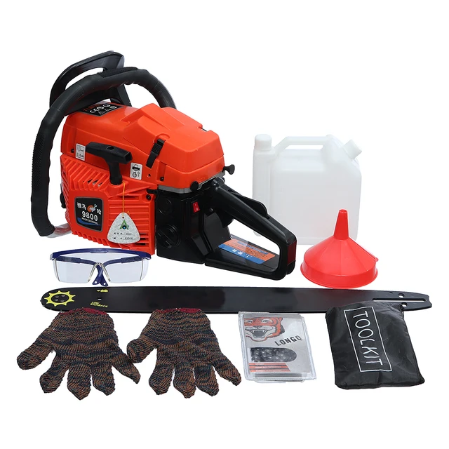 Professional  Chainsaw 20″ 3800W Bar Gas Gasoline Powered Chainsaw 62cc Engine Cycle ChainSaw