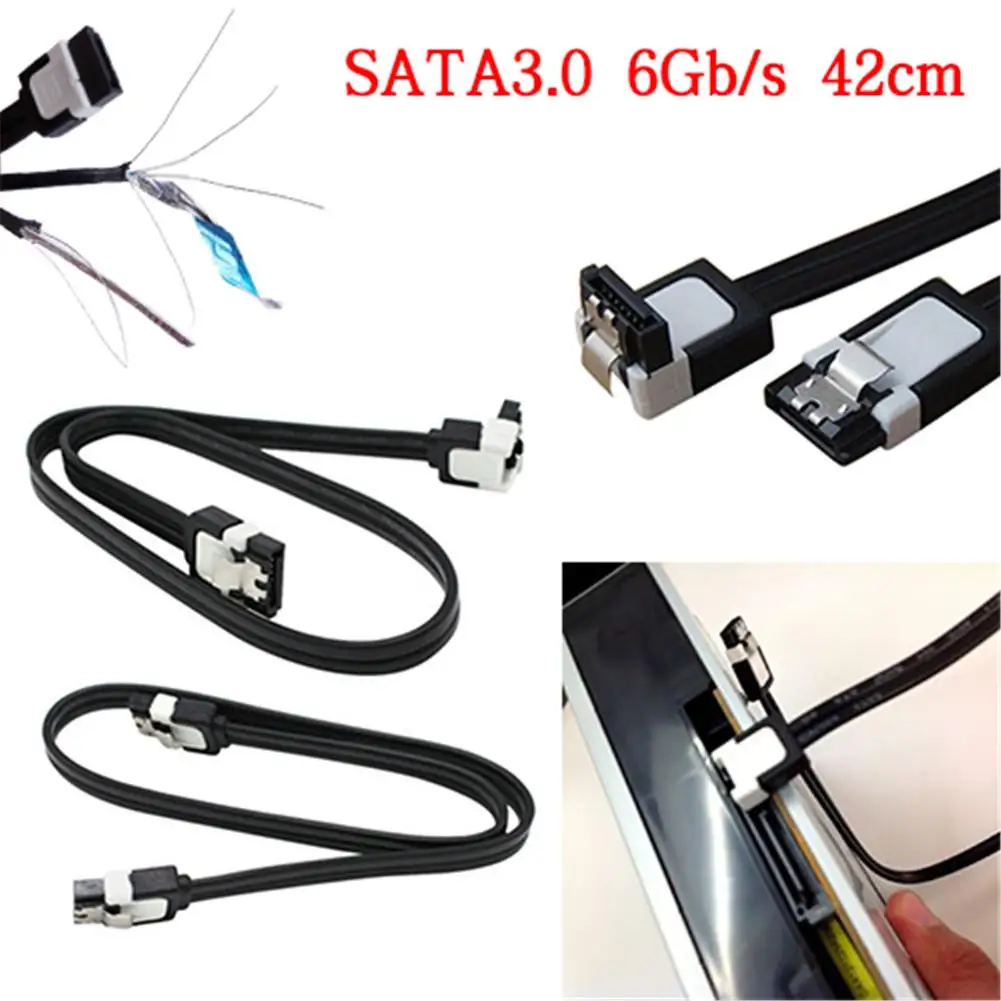 3 шт. Кабели SATA для передачи данных 42 см|Компьютерные кабели и разъемы| |