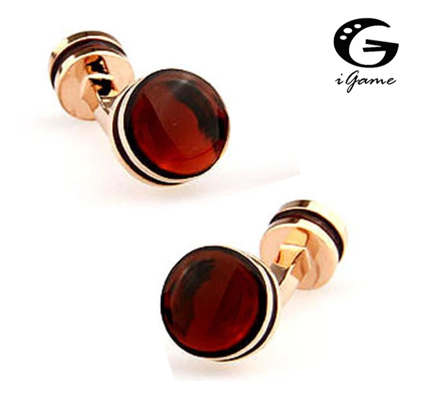 

iGame New Arrival Cuff Links Double Sides Design Copper Material Men's Accessaries Wholesale&Retail Free Shipping
