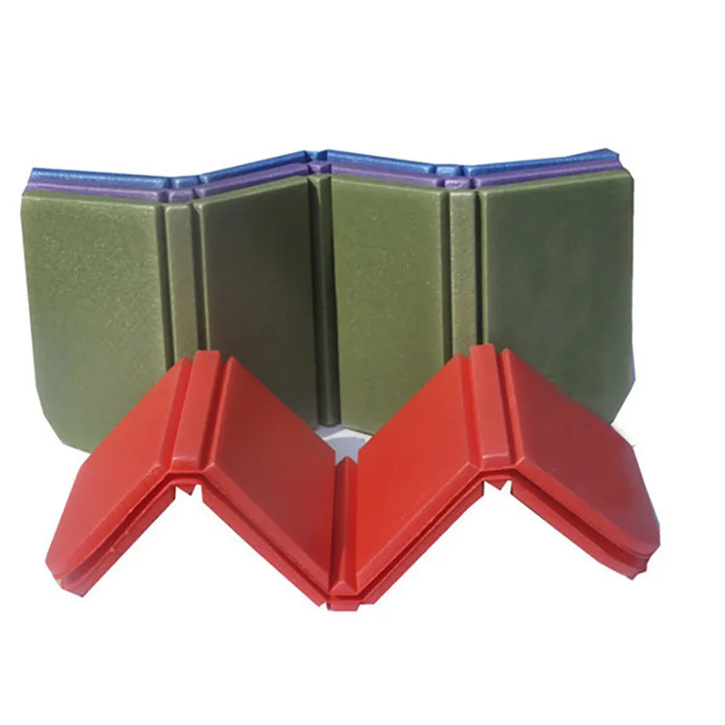 طوي التخييم حصيرة في الهواء الطلق المحمولة مقعد رغوة سجادة الجلوس الخاصة بالرحلات والمضادة للمياه سادة الشاطئ منقوشة صغيرة وسادة سجادة للرح...