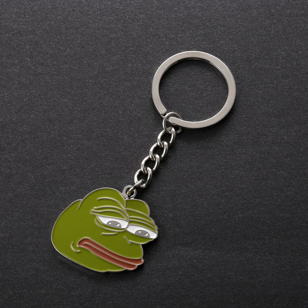 LLavero de Internet, Meme, triste, Pepe Frog|keychain keyring|keychain  dkeychain frog - AliExpress