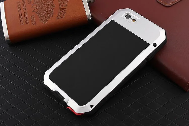 Apple iPhone 6 7 Plus X 4S 5S SEケース用アルミメタル防水ショックプルーフDoom Rugged Armorカバーケースfor iP 6 6S 8 Plus