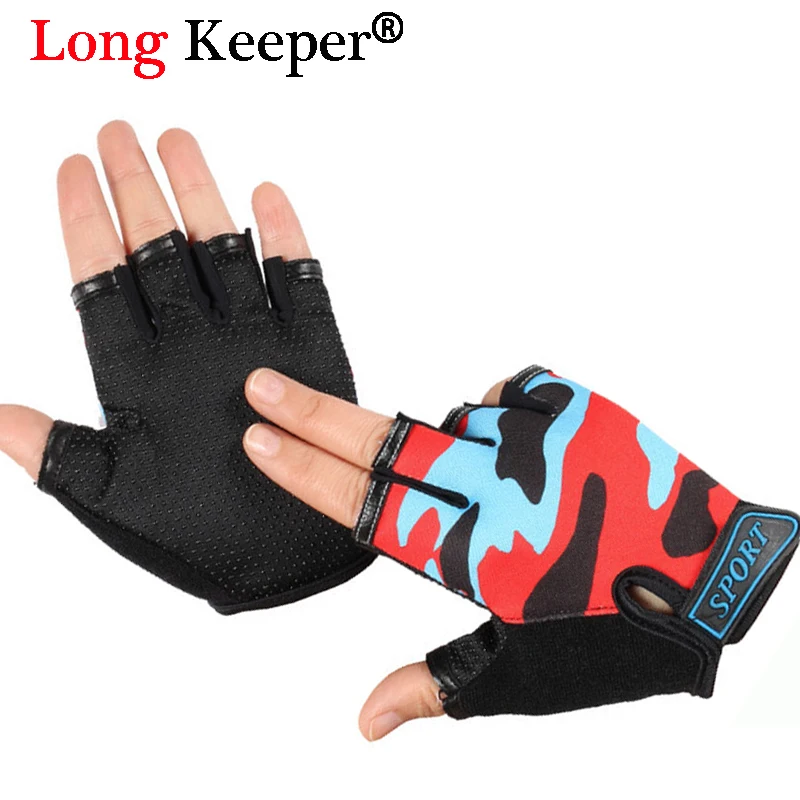 Длинные Хранитель Детские перчатки для От 4 до 12 лет детские Нескользящие Лидер продаж для мальчиков и девочек дышащие спортивные перчатки без пальцев варежки Luvas
