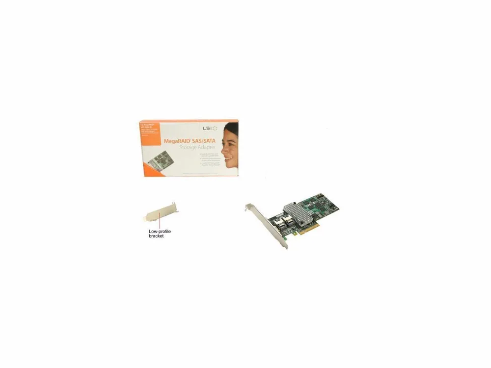 RaidStorage Avago LSI MegaRAID SAS 9260-8i LSI00198 8 портов 512 МБ кэш SFF8087 6 ГБ RAID0.1.5.6 PCI-E 2,0X8 плата контроллера