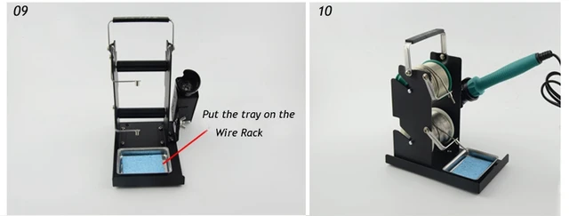 Multifunctional Double- layer Tin Wire Rack Soldering iron holder