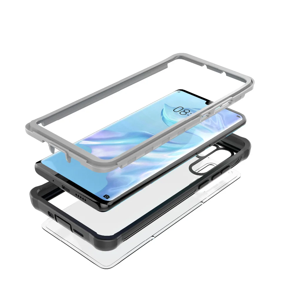 Life Waterproof Phone Case For Huawei P30 Pro Heavy Duty 360 degrees ProtectionTransparent shockproof Back Cover For Huawei P30