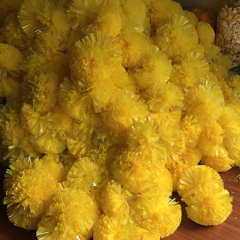 1 زوج بوم بوم المشجع معدنية أورانج فضة مختلط 6 \