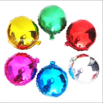 

50pcs/lot 18inch Multicolor Round Aluminum Ballons Air Foil Balloon For Wedding Happy Birthday Party Balloons Christmas Gifts