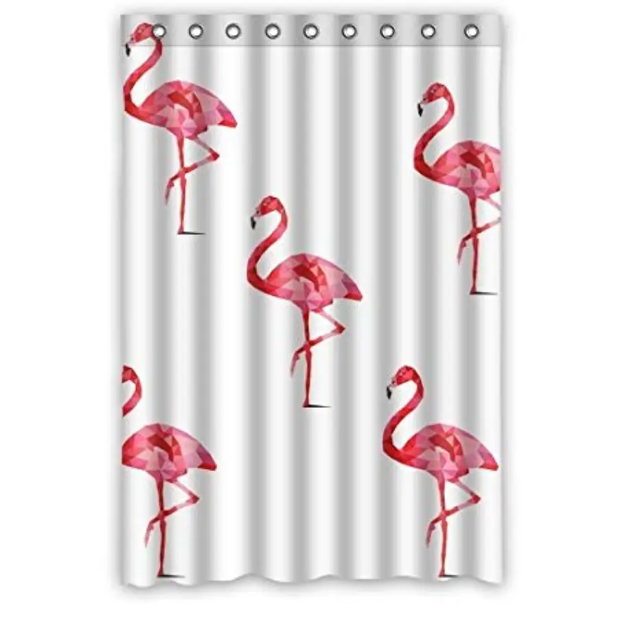 

Custom Flamingo Waterproof Window Curtain Home Decoration Curtains 52 "x 63" Inch-1 piece