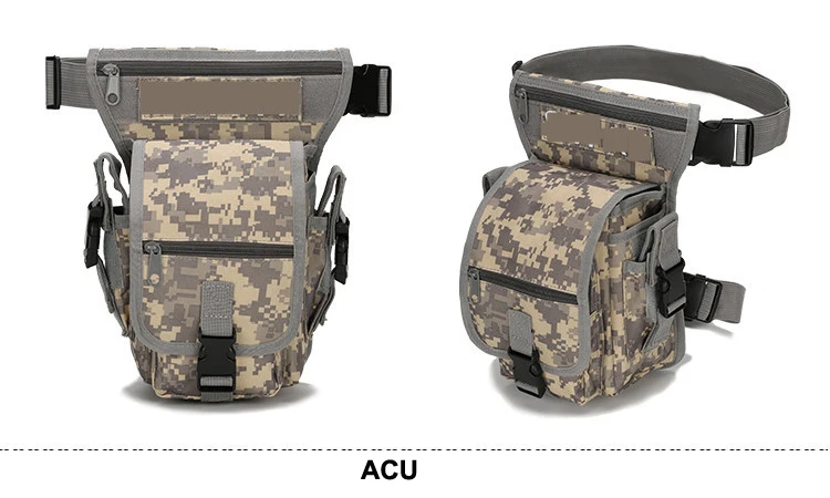 outdoor sports bag tactical airsoft hiking camouflage 1000D multi-function tactical belt leg bag for camping HT19-005 (26)
