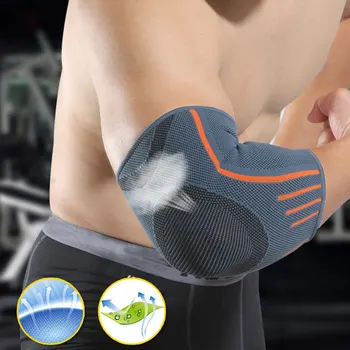 1 Pcs Ademende Compressie Mouw Elleboog Protector Elleboog Brace Ondersteuning Voor Gewichtheffen Artritis Volleybal Tennis Arm Brace 1 Pcs Ademende Compressie Mouw Elleboog Protector Elleboog Brace Ondersteuning Voor Gewichtheffen Artritis Volleybal Tennis Arm Brace