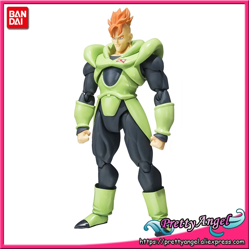 PrettyAngel-Подлинная фигурка Bandai Tamashii Nations S. H. Figuarts Dragon Ball Z Android 16