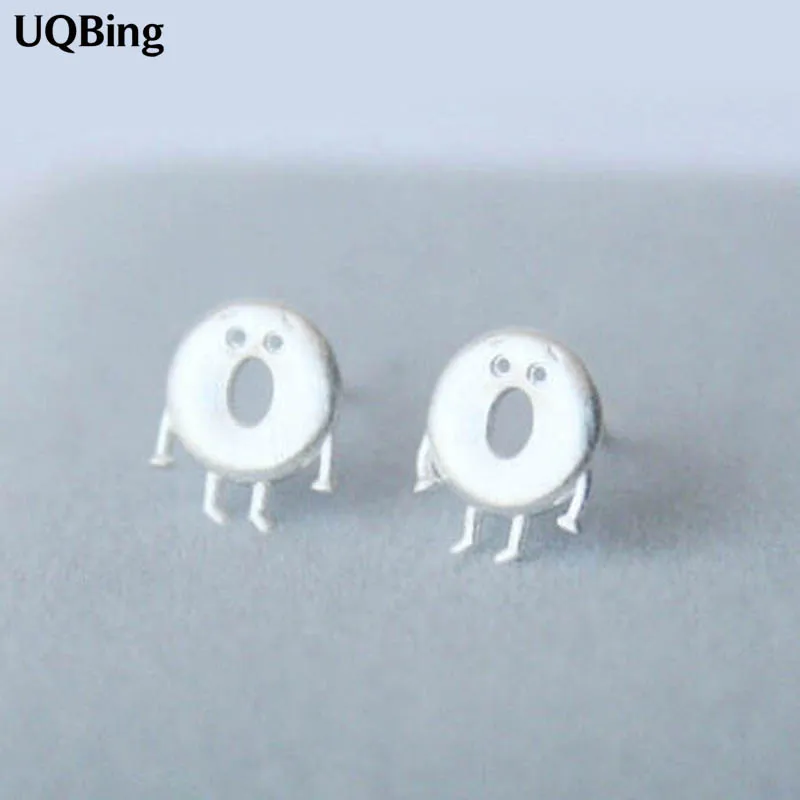 Новое поступление модные серьги из стерлингового серебра 925 пробы милые маленькие серьги-гвоздики для женщин ювелирные изделия Прямая