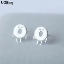 Новое поступление модные серьги из стерлингового серебра 925 пробы милые маленькие серьги-гвоздики для женщин ювелирные изделия Прямая