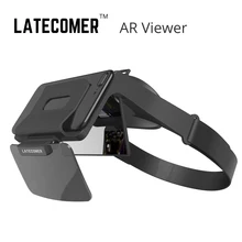 Latecomer AR Viewer Mobile AR 3D smartphone glasses virtual reality VR helmet film game unmanned aerial vehicle shot view Viewer