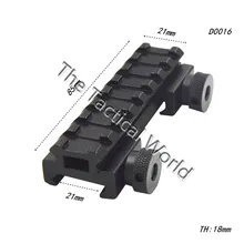 Охотничий AR плоский Топ 1/2(0,5) "высокий просвечивающий 8 Слот средний профиль компактный рельс для рукоятки для 20 мм Пикатинни/Вивера рельсы