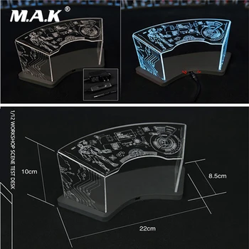 

6'' Desk 1/12 Comicave SHF Iron Man Test Desk Workshop Scene Test Desk Table Model for Iron Man Figure Accessory