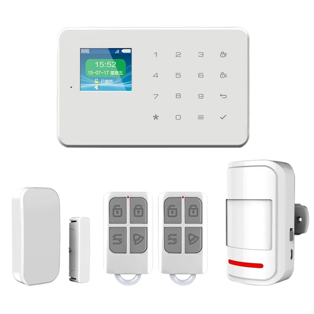 

Secrui-G18 Wireless Home GSM Security Alarm System DIY Kit APP Control With Auto Dial Motion Detector Sensor Burglar AlarmSystem